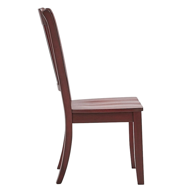 Chaises de salle à manger Eleanor à dossier à lattes en bois (lot de 2) par iNSPIRE Q Classic