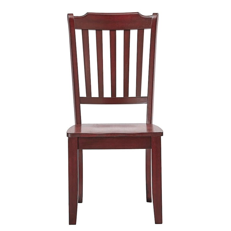 Chaises de salle à manger Eleanor à dossier à lattes en bois (lot de 2) par iNSPIRE Q Classic