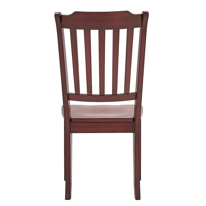 Chaises de salle à manger Eleanor à dossier à lattes en bois (lot de 2) par iNSPIRE Q Classic