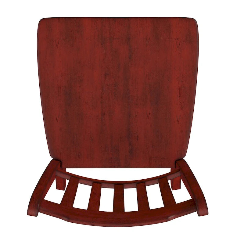 Chaises de salle à manger Eleanor à dossier à lattes en bois (lot de 2) par iNSPIRE Q Classic