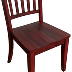 Chaises de salle à manger Eleanor à dossier à lattes en bois (lot de 2) par iNSPIRE Q Classic