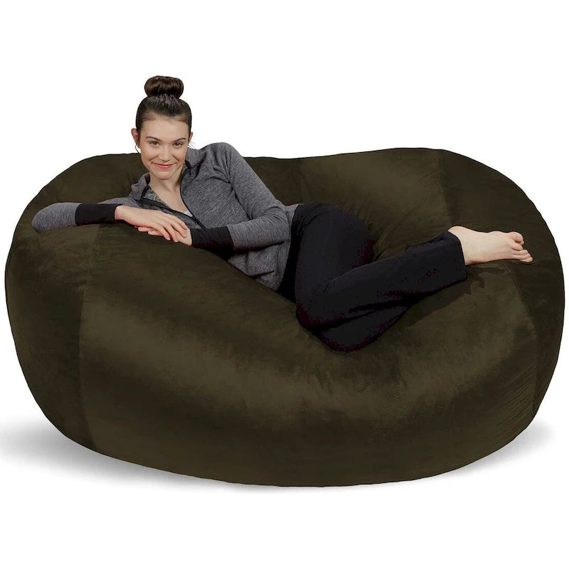 Pouf de 1,80 m en mousse à mémoire de forme