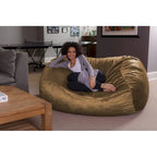 Pouf de 1,80 m en mousse à mémoire de forme