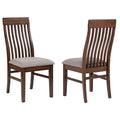 Baywind Mango Oak Dining Side Chair with Slat Back (Set of 2)