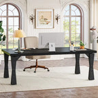 Bureau de direction, grand bureau de 71 cm de large x 35 cm de profondeur, bureau d'ordinateur moderne