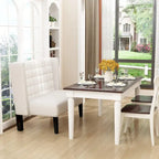 Canapé-lit moderne, banquette-lit 2 places, canapé capitonné, banc de salle à manger avec clous décoratifs pour salon