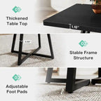 Table de salle à manger carrée pour 4 personnes, 80 cm, style industriel, idéale pour les petits espaces.