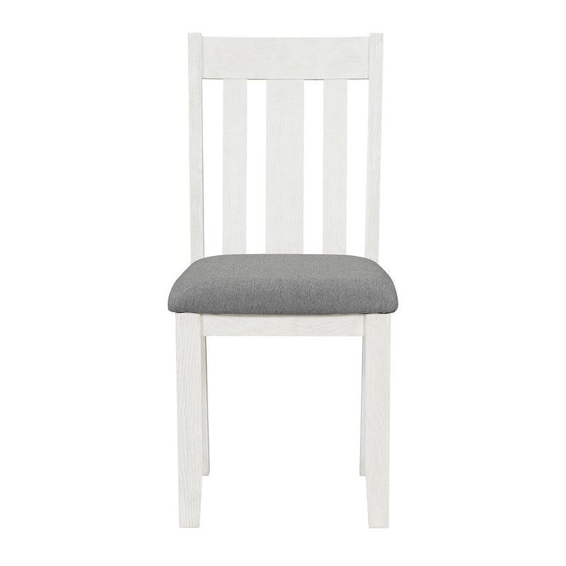 Ensemble de salle à manger rétro 7 pièces comprenant une table extensible pour 6 personnes et 6 chaises rembourrées