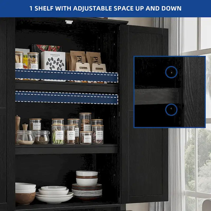 Armoire de rangement de cuisine de ferme