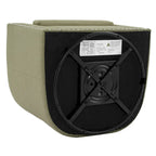 Ensemble de 2 fauteuils pivotants rembourrés avec garniture cloutée