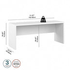 Bureau d'ordinateur Echo 72W de Bush Business Furniture