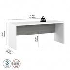 Bureau d'ordinateur Echo 72W de Bush Business Furniture