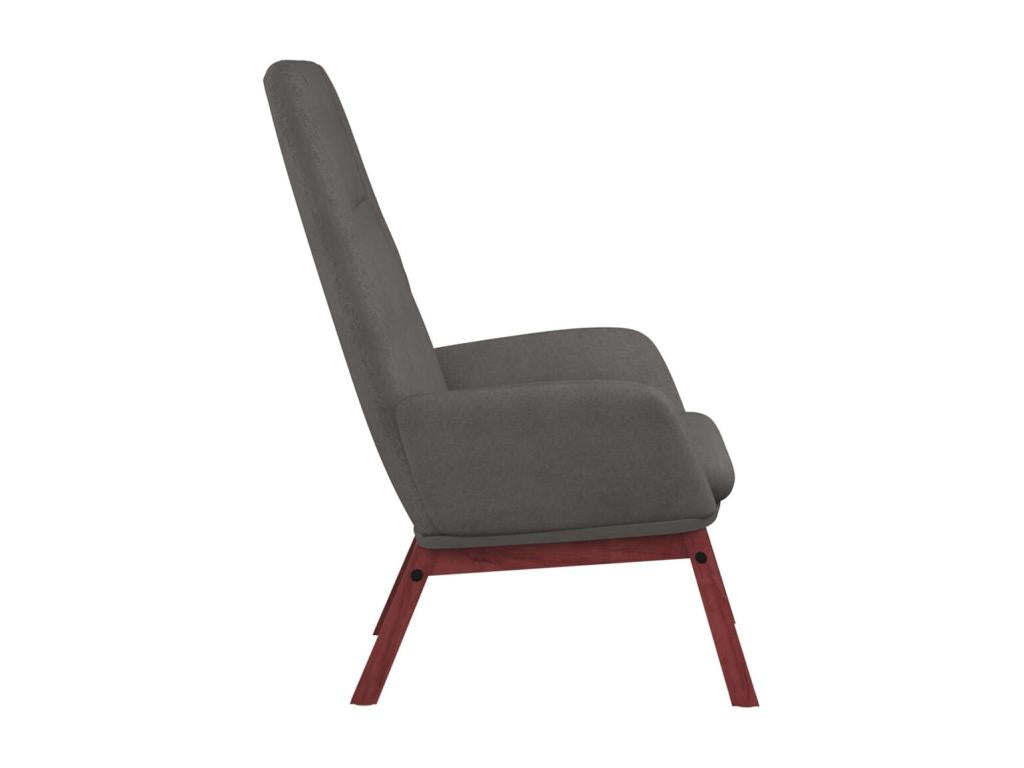 Fauteuil d'appoint en tissu gris