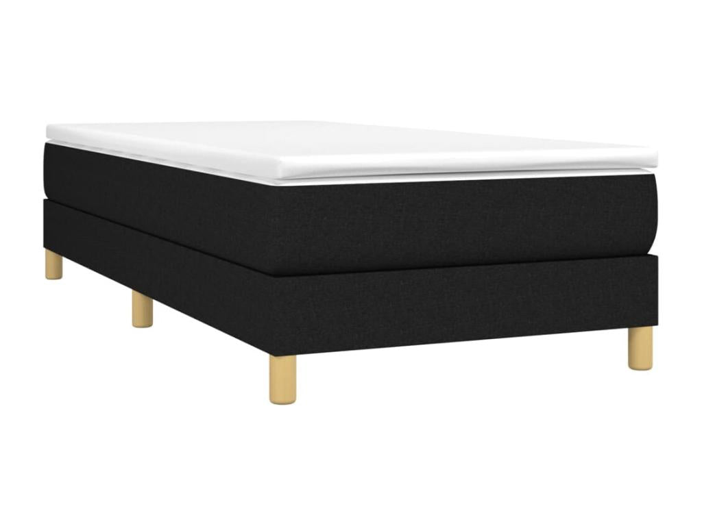 Matelas en tissu noir, 90 x 190 cm