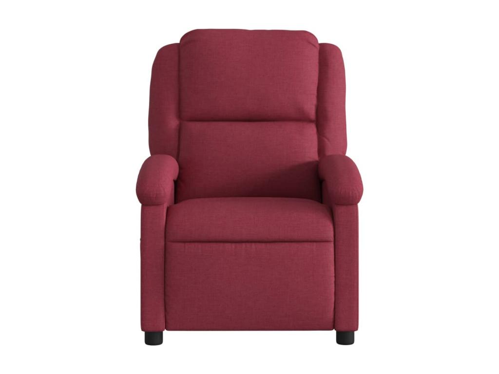 Fauteuil d'appoint en tissu rouge