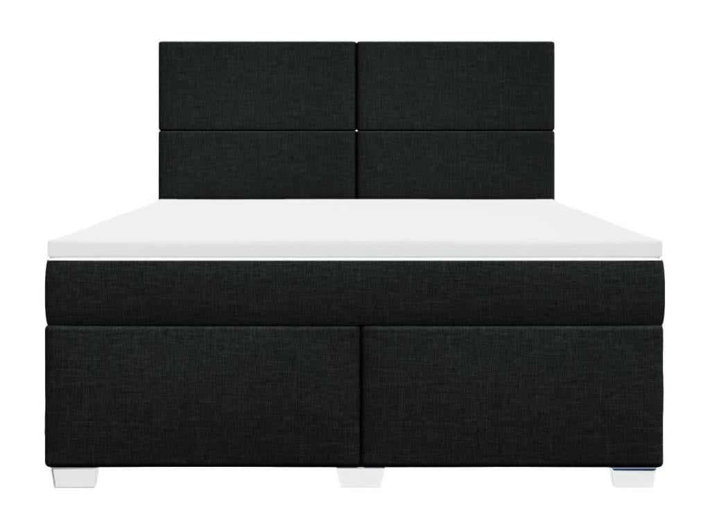 Matelas en tissu noir, 180 x 200 cm - dlz1766580661237