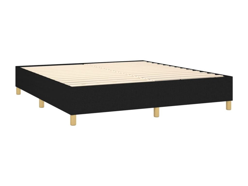 Matelas en tissu noir, 180 x 200 cm