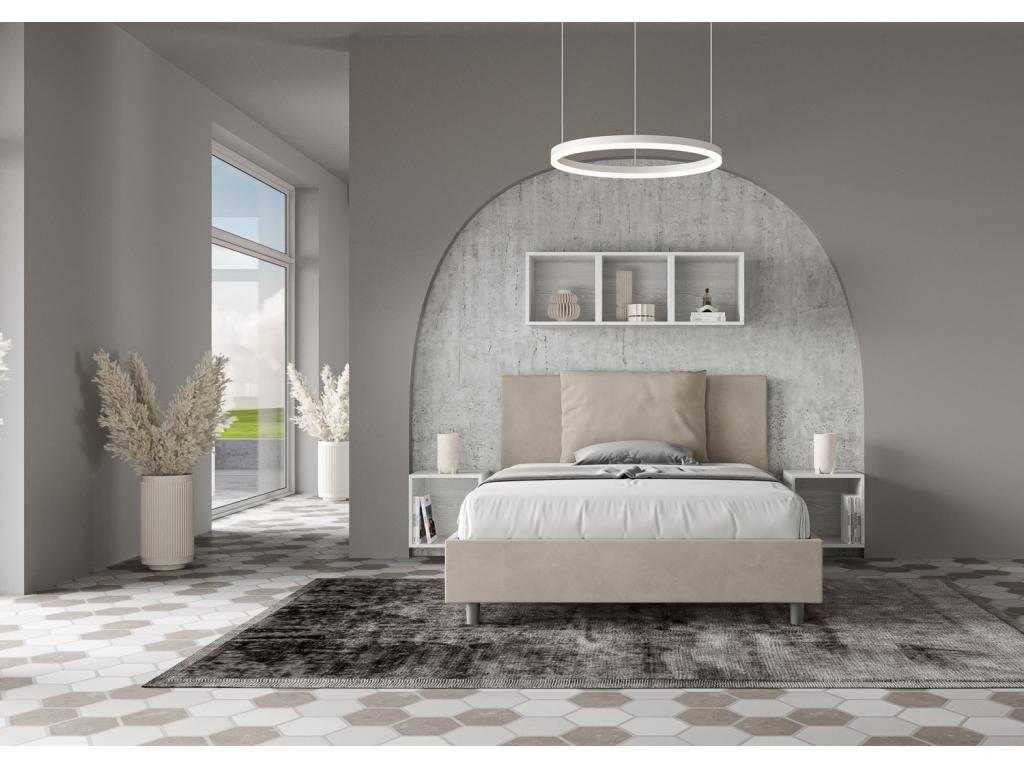 Lit beige, 140 x 210 cm