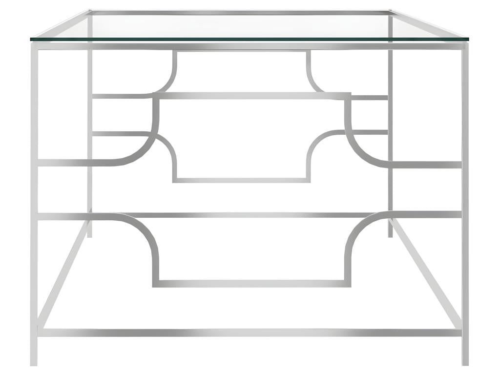 Table basse en verre, 120 x 60 x 45 cm