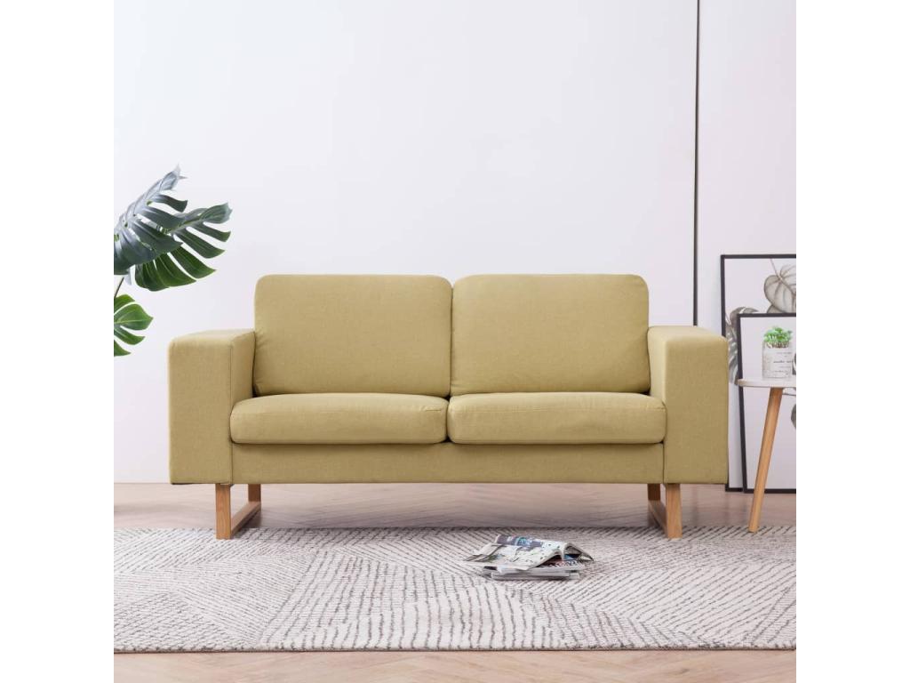 Canapé en tissu vert