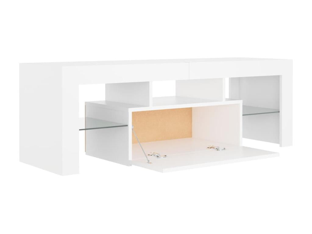 Meuble TV blanc, 120 x 35 x 40 cm