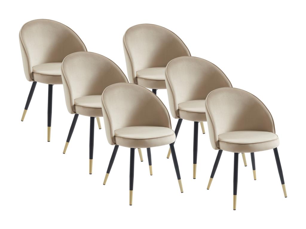 Mobilier d'intérieur en velours beige - dlz1766580505060