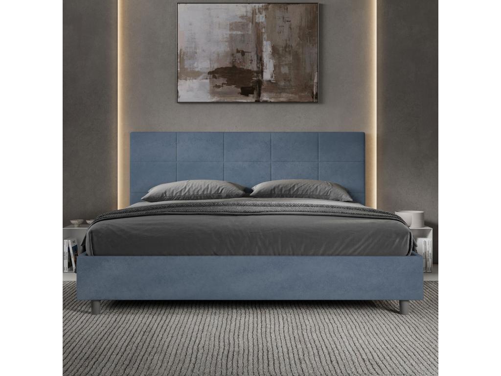 Lit bleu, 200 x 210 cm