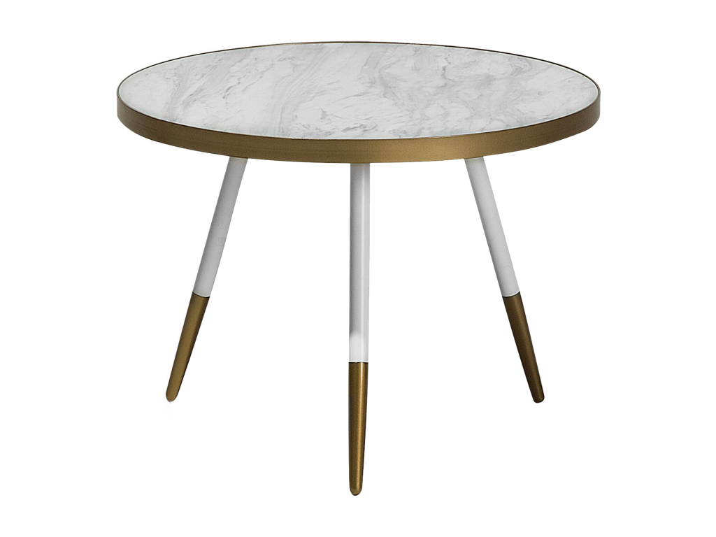 Table basse en marbre blanc