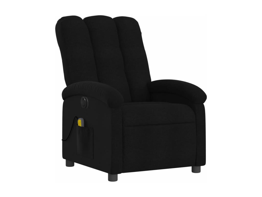 Fauteuil d'appoint en tissu noir