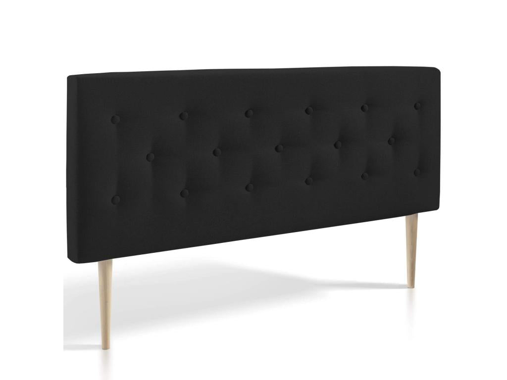 Lit en tissu anthracite, 160 x 100 cm