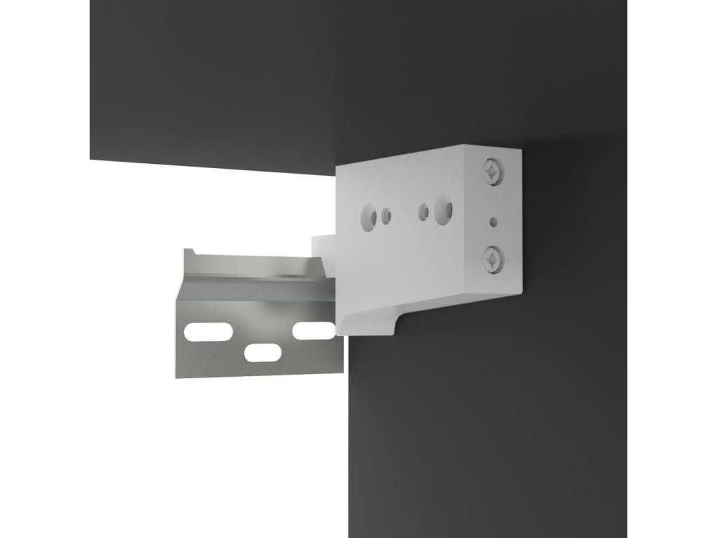 Meuble TV noir, 60 x 30 x 30 cm